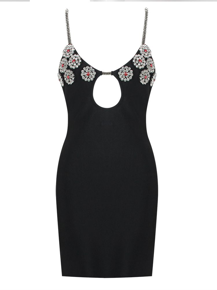 Mini Cut Out Diamond Dress